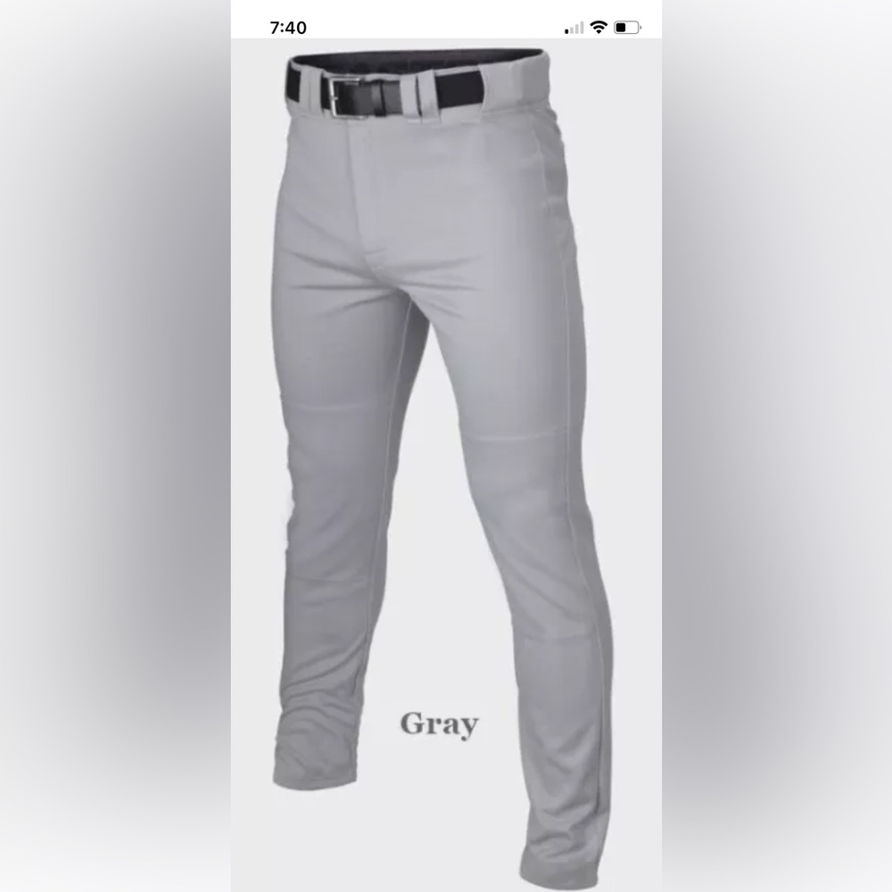 Easton Rival + Men's Tapered Open Bottom Baseball Pants, A167146